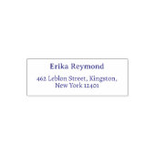 Address Contact Information Zelfinktende Stempel (Design)