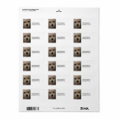 ADDRESS LABELS W/SCHNAUZER (Full Sheet)