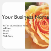 Address Lable Sticker Roses  (Voorkant)