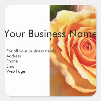 Address Lable Sticker Roses 