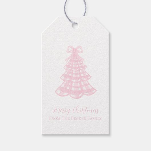 Addy's Collectie - Christmas Tree Gift Label Cadeaulabel (Voorkant)