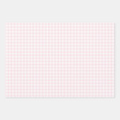 Addy's roze marshmallow Gingham inpakpapier (Voorkant 3)
