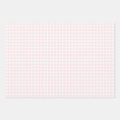 Addy's roze marshmallow Gingham inpakpapier (Voorkant 2)