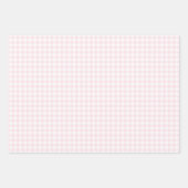 Addy's roze marshmallow Gingham inpakpapier Vel (Voorkant)