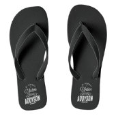 Addyson Gepersonaliseerde Naam Verjaardag Teenslippers (Voetbed)