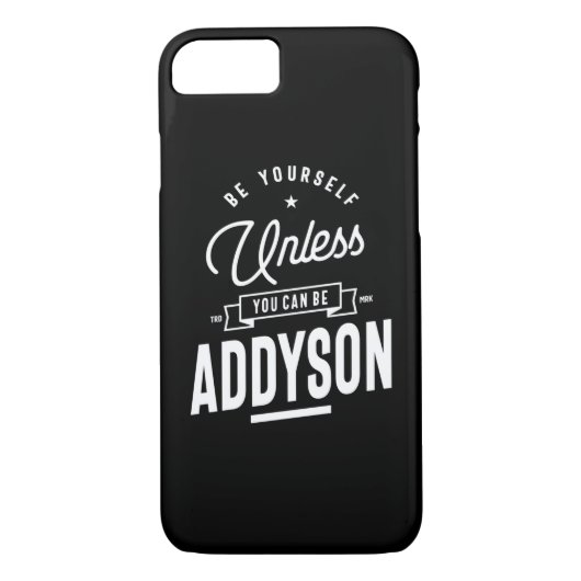 Addyson Persoonlijke naam Birthday Case-Mate iPhone Case (Achterkant)