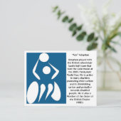 Adedidepitan, wielstoelbasketbalspeler briefkaart (Staand voorkant)