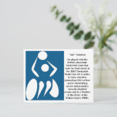 Adedidepitan, wielstoelbasketbalspeler briefkaart (Staand voorkant)