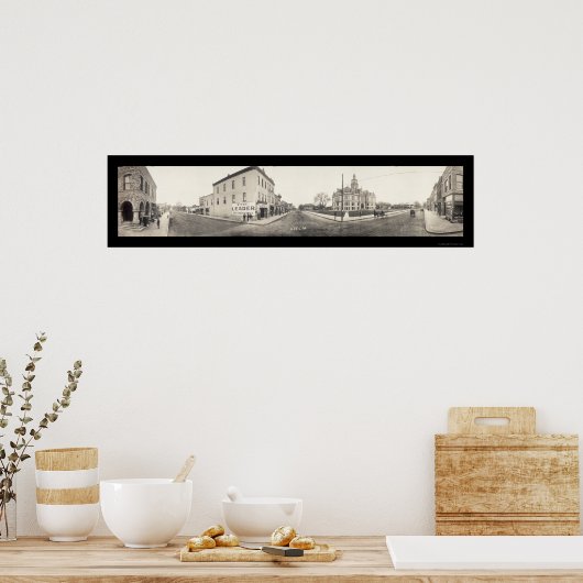 Adel, IA Foto 1907 Poster (Keuken)