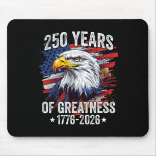 Adelaar 250 Jaar Amerikaans 1776 2026 250ste VS Ge Muismat