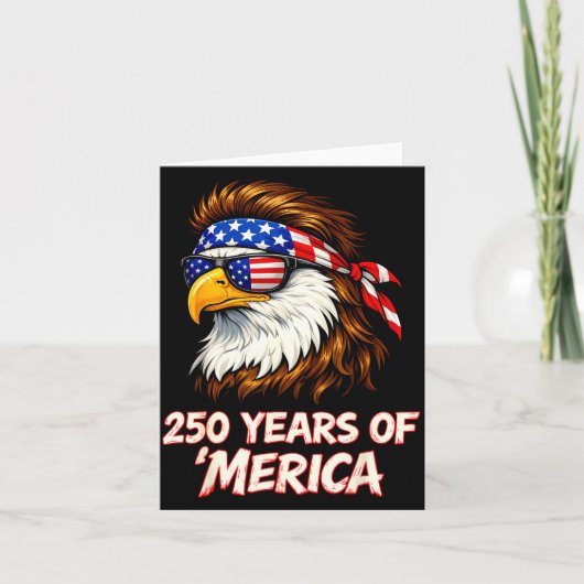 Adelaar 250 Jaar Merica 4 juli VS 250 Kaart (Voorkant)