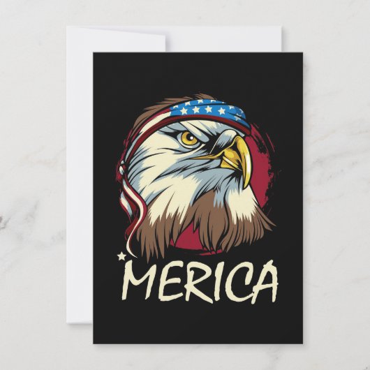 Adelaar 4 juli Amerikaans Kaart (Voorkant)