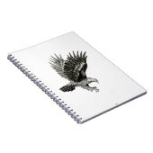 Adelaar bij licht notitieboek (Rechterzijde)