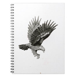 Adelaar bij licht notitieboek
