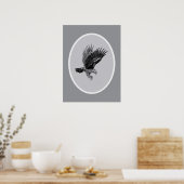 Adelaar bij Licht Poster (Keuken)
