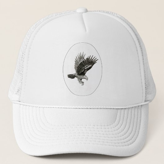 Adelaar bij licht Trucker Pet (Voorkant)