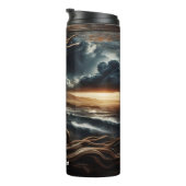 Adelaar bij zonsondergang boven de kust thermosbeker (Geroteerd rechts)