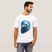 Adelaar Blauw T-shirt (Voorkant volledig)