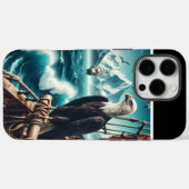 Adelaar boven het schip Case-Mate iPhone case (Achterkant (horizontaal))