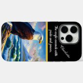 Adelaar boven levendige golven bij zonsopgang Case-Mate iPhone case (Achterkant (horizontaal))