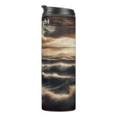 Adelaar boven Stormy Sunset Zeeen Thermosbeker (Geroteerd rechts)