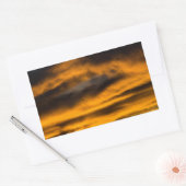 adelaar burnout rechthoekige sticker (Envelop)