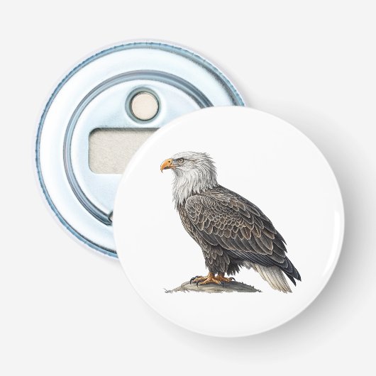 Adelaar Button Flesopener (Voorkant)
