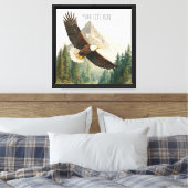 Adelaar canvas afdruk (Insitu (Slaapkamer))
