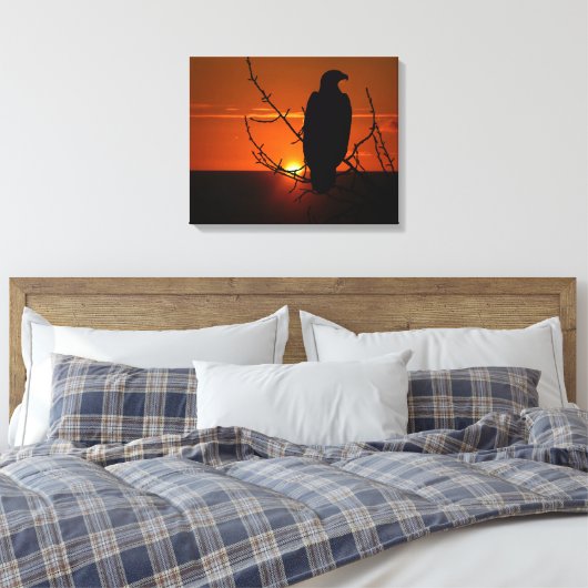 adelaar canvas afdruk (Insitu (Slaapkamer))