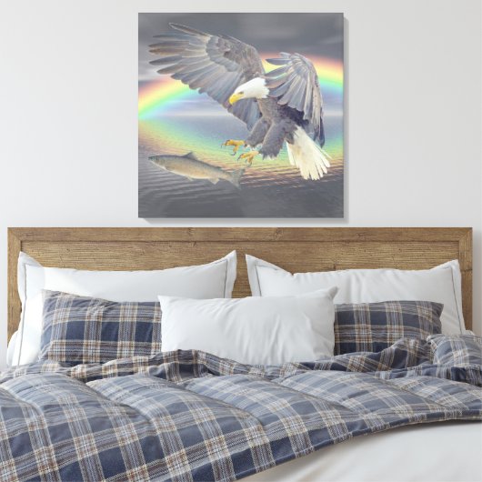 Adelaar Canvas Afdruk (Insitu (Slaapkamer))