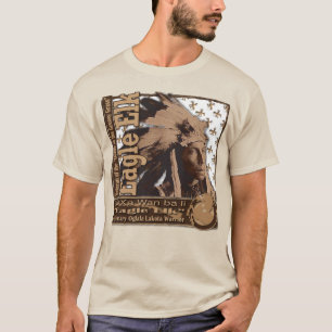 Adelaar Eland Legendarische Oglala Lakota Krijger T-shirt