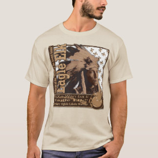 Adelaar Eland Legendarische Oglala Lakota Krijger T-shirt