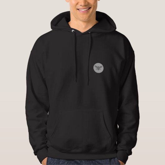Adelaar Embleem Ontwerp Hoodie (Voorkant)