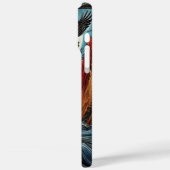 Adelaar en bergen kunst Case-Mate iPhone case (Achterkant / Links)