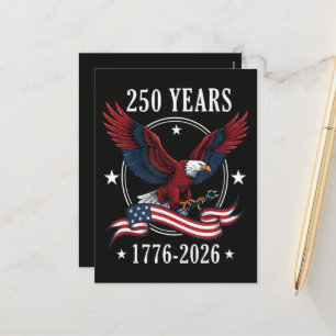 Adelaar En Vlag 250 Jaar 1776-2026 250ste Feestdagenkaart