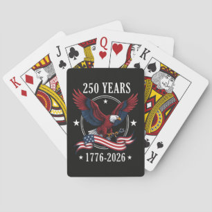 Adelaar En Vlag 250 Jaar 1776-2026 250ste Pokerkaarten