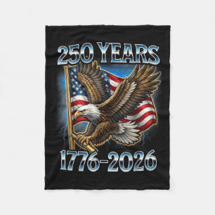 Adelaar en Vlag 250 Jaar 1776-2026 250ste Verjaard Fleece Deken