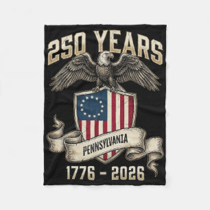 Adelaar en Vlag 250 Jaar 1776-2026 250ste Verjaard Fleece Deken