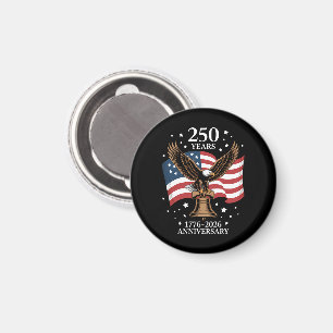 Adelaar en Vlag 250 Jaar Amerika 1776-2026 Magneet