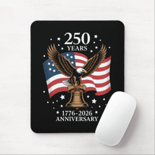 Adelaar en Vlag 250 Jaar Amerika 1776-2026 Muismat