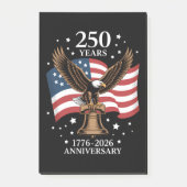 Adelaar en Vlag 250 Jaar Amerika 1776-2026 Post-it® Notes (Voorkant)