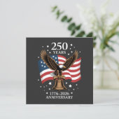 Adelaar en Vlag 250 Jaar Amerika 1776-2026 Programmakaart (Staand voorkant)
