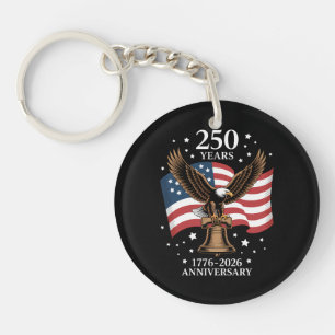 Adelaar en Vlag 250 Jaar Amerika 1776-2026 Sleutelhanger