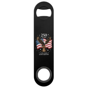 Adelaar en Vlag 250 Jaar Amerika 1776-2026 Speed Flessenopener