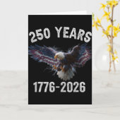 Adelaar En Vlag 250 Jaar  Kaart (Gele Bloem)