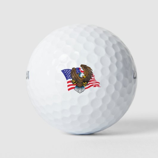 Adelaar-en-Vlag Golfballen (Voorkant)