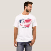 adelaar en vlag t-shirt (Voorkant volledig)