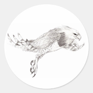 Adelaar Harpy Ronde Sticker