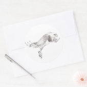 Adelaar Harpy Ronde Sticker (Envelop)
