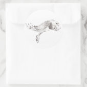 Adelaar Harpy Ronde Sticker (Tas)